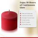 Red Apple Cinnamon Scented Votive Candles, Set of 9-1.25" Wax Candles for Home, Scented 10 Hour Burn Time - Aromatherapy, Spa Ambiance, Table Centerpieces & Home Dcor