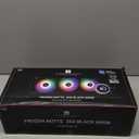 Thermalright Frozen Notte 360 Black ARGB V2 Water Cooling CPU Cooler, 360 Black CPU Cooler Specifications, 3120mm PWM Fans, S-FDB Bearings, Suitable for AMD/AM4, Intel LGA 1700/1150/1151/1200/2011