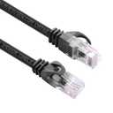 CAT 6 50FT Ethernet Cable, Indoor High-Speed 10Gbps Snagless Long CAT6 Ethernet Cable 50 FT for Internet, Router, Modem, Gaming, PlayStation, Xbox, POE Camera (Black, 50FT)