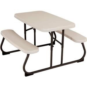 LIFETIME 280094 Kid's Picnic Table, Size 1, Almond