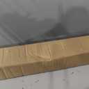 LazBlinds Cordless Bamboo Roman Shades, 30.5x64, Highfield Teak