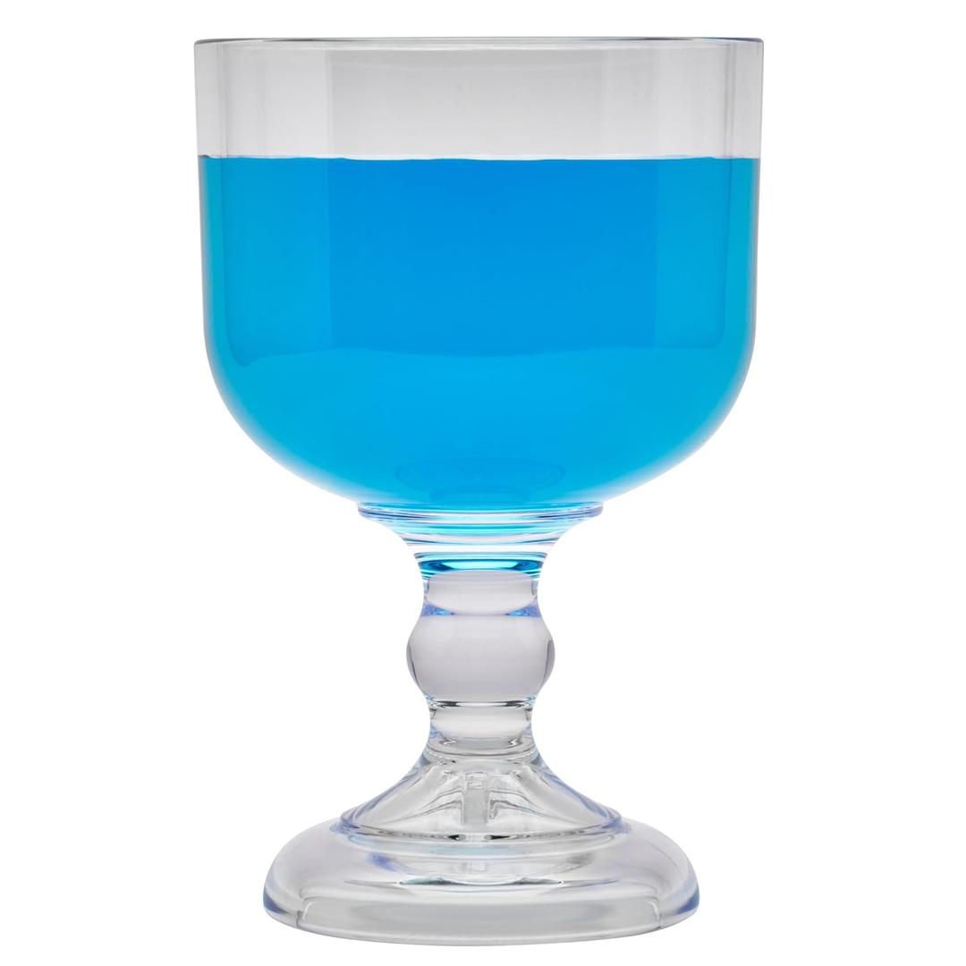 G.E.T. SW-1428-1-SAN-CL-EC Shatterproof Heavy-Duty Plastic Margarita Beer Schooner, 36 Ounces
