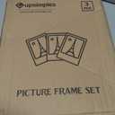 Set Of 3 Upsimples CH-UP12115 Home Decorative Black Picture Frame Size 12"X12"