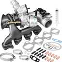 1.4 L Turbocharger with Complete Installation kits Compatible with Buick Encore 2013-2021 Chevy Chevrolet Cruze 2011-2015 Sonic 2012-2020 Trax 2012-2020 Replace# 667-203 55565353 GT1446 Turbo