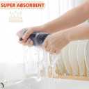 4Pcs Mixed Color Cleaning Cloth Cotton Dishcloth Ultra Soft Absorbent Kitchen Towel Household Cleaning Cloth Kitchen Tools Gadgets Wash Cloth Dish Rag