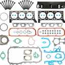 3.8 Full Head Gasket Set w/Cylinder Head Bolts Fit for Jeep Wrangler 3.8L 2007-2011 V6 OHV 12V VIN 1 HS26326PT MS92808 ES72163