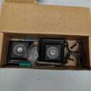 Ivilon Drapery Treatment Window Curtain Rod - Square Design 1 1/8 Rod. 48 to 86 Inch. Black