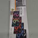 Soobest LED Digital Wall Clock with Seconds, Electric Clock Plug Auto DST Dimmer LED Large Display 10 Inches (White)