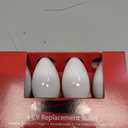 2 x Holiday Home 4 C9 Replacement Bulbs Ceramic White 7 Watt Incandescent