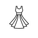 Women 2026 Work Dress Sleeveless Tie Waist Elegant Party Cocktail A Line Flowy Midi Dresses, Size L