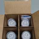 Dr. Brown's Anti-Colic Options+ Narrow Glass Baby Bottle with Level 1 Slow Flow Nipple, BPA-Free, 8 oz/250 mL, 0m+, 4-Pack 