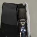 Advanced Vacuum Beard Trimmer for Men: Vacuum Mustache Trimmer with Precision Knob, Adjustable 20mm Length Settings, 2 Combs, IPX6 Waterproof-Rechargeable Vacuum Trimmer for Beard, Black