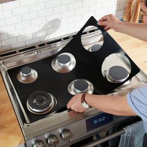 StoveGuard Model# HGI8056UC, USA-Made Custom Designed Precision Cut Stove Cover for Gas Stove Top, Pemium 6x Thicker Heavy-Duty Bosch Gas Range (Black Premium)