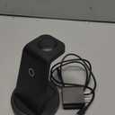 Anlmz 3 in 1 Charging Station for iPhone, Wireless Charger for iPhone 17 16e 16 15 14 13 12 11 X Pro Max & Apple Watch - Wireless Charging Station for AirPods 4 3 Pro (Black)