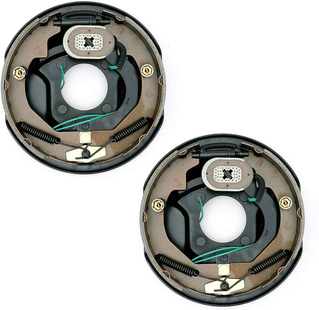 HICKS 10" x 2-1/4" Trailer Electric Brake Assembly for 3,500 lbs Axle Trailers 10" x 2.25", Set of 2