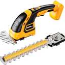 HEINPRO Cordless Hedge Trimmer Compatible with DEWALT 20V MAX Battery(No Battery), Electric Hedge Trimmer Cordless Grass Trimmers, Bush Trimmers Grass Shears Handheld for Yard, Garden, Lawn Care