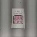 Pink Press on Nails Square Fake Nails Medium False Nails with Solid Color Deign Gradient Acrylic Nails Glossy Artificial Nails Glitter Press on Nails Stick on Nails Glue on Nails for Women Girls 24Pcs (A001)