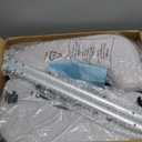 Toilet Seat Riser for Seniors, Raised Toilet Seat with Handles - FSA/HSA Eligible, Adjustable Height & Width, Supports 400 lbs - Universal Fit for Elderly, Handicap, Post-Surgery & Pregnancy (Silver gray)