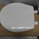 Bemis 730SLEC Slow Close Toilet Seat, Easy Clean Hinges and Durable Plastic Seat, Made in USA, Round, White