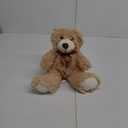 Plush Teddy Bear Cute Stuffed Animal Bear with Bow Plush Toys 13.8 Inches (Khaki)