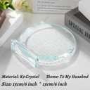 Gifts for Husband from Wife Crystal Husband Plaque To My Husband Keepsake Romantic Anniversary Birthday Christmas Valentine's Day Father's Day Gifts for Him (15 YXGL Husbad)