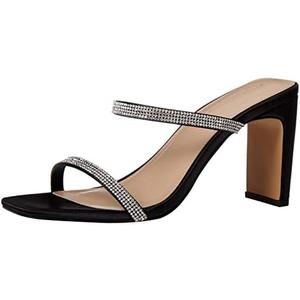 The Drop Women's Avery Square Toe Two Strap High Heeled Sandal 7.5