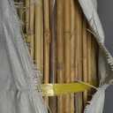 Bamboo Fencing 4ft H x 8ft L x 0.75in D, Bamboo Privacy Fence About 0.75in Diameter, Natural Bamboo Roll Fence, Decorative Bamboo Screen for Backyard, Balcony, Garden, and Pool Area