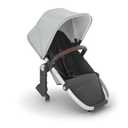 UPPAbaby RumbleSeat V2+ Second Lower Seat/Compatible with Vista V2 and Vista V3 / Adapters, Bumper Bar, Bug Shield Included/Stella (Grey Brushed Mlange/Silver Frame/Chestnut Leather)