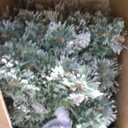 Nearly Natural 8ft Pre-Lit Snow Tip Pine Artificial Christmas Tree 660 LEDs