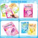 Valentines Gifts Cards for Kids, 24 Pack Gem Squeeze with Greeting Card for Kid Classroom Exchange, Stretchy Stress Set for Boys Girls Toddler Gift School Party Favor