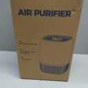Air Purifiers for Home with High Efficiency Filter Up to 1076 Ft for Pet Hair, Odors, Pollen, Smoke, Compact Air Cleaner with 3 Speeds, Timer, Aroma Quiet 360Intake Filter, White