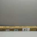 1Inch Single Curtain Rods, Decorative Drapery Rods Adjustable 84-120IN Length, With Horn Finials, Wall Mount and Ceiling Mount, Matte Nickel