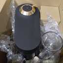 Nespresso Festive Vertuo Pop+ Deluxe Coffee and Espresso Maker by Breville with Milk Frother, Matte Black Gold