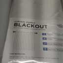 100% Blackout Shield Linen Blackout Curtains for Bedroom 96 Inches Long, Back Tab/Rod Pocket Living Room Drapes, Thermal Insulated Blackout Curtains 2 Panels Set, 50" W x 96" L,Cream