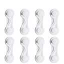 Child Safety Cabinet Locks, Adoric Baby Child Proof Cabinet Kitchen System, Drawers, Adjustable Strap, No Tools or Drilling and Strong Adhesive (8-Pack White)