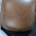 Lexicon 100% Top Grain Genuine Leather Chair, Leather Accent Chairs for Living Room, Solid Wood Frame, Rolled Armrest & Nailhead Trim, Comfy Reading for Bedroom, Office, Waiting Room, Brown