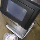 Kismile Commercial Ice Machine, 100Lbs/24H, 45 Cubes/Batch in 11-20 Mins, Stainless Steel Freestanding with Dual Self-Cleaning & 2 Water Inlet Modes for Restaurant/Bar/Home/Office Offices