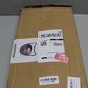 Cat Hammock Bed Elevated cat Bed, Comfortable and Breathable Pet Bed with Awning and Plush Toy, No-Tools Assemble, Cover Removable and Washable, Suitable for Indoor and Outdoor Use (Grey)