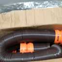 Camco RhinoFLEX 20-Ft RV Sewer Hose Kit - Features Clear Elbow Fitting w/Removable 4-in-1 Adapter - Connects to 3 Slip or 3/3.5/4 NPT Threaded Sewer Connection (39742)