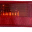 ApplianPar Rear Lower Bumper Tail Light Reverse Brake Stop Lamp Bulbs Housing Lens Assembly for Audi Q5 2009-2017 Left Side Taillamp