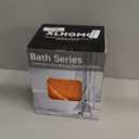 Bathroom Accessories Set - Gorgeous Bathroom Set, 10PC Orange Bathroom Accessory Set, Orange Bathroom Sets, Toilet Brush, Trash Can & Soap Dispenser