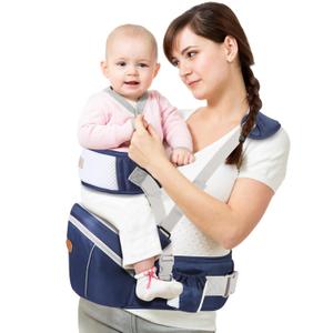 Baby Hip Seat Carrier, Ergonomic Waist Stool for Child Infant with Adjustable Strap Pocket Soft Base, Baby Hip Carrier for Newborns & Toddlers (Dark Blue-2)