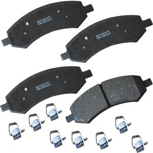 Bendix Premium SBC1084 Ceramic Front Brake Pads for Select Models Chrysler Aspen, Dodge Dakota, Durango, Ram 1500, Mitsubishi Raider, 1500 Classic, Dakota