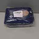 Smismivo Swim Romper Ruffle One Piece Swimsuit with Shorts Women Bathing Suit with Mesh Pockets and Built in Bra (X-Large, Navy Blue)