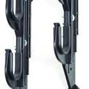 Allen Company Molded Truck Gun Rack for Rear Window - Gun Holder for Two Shotguns, Rifles, Bows, or Tools - Gun and Hunting Accessories for Car or Wall Mount - Adjustable 9.5"-16.5" , Black