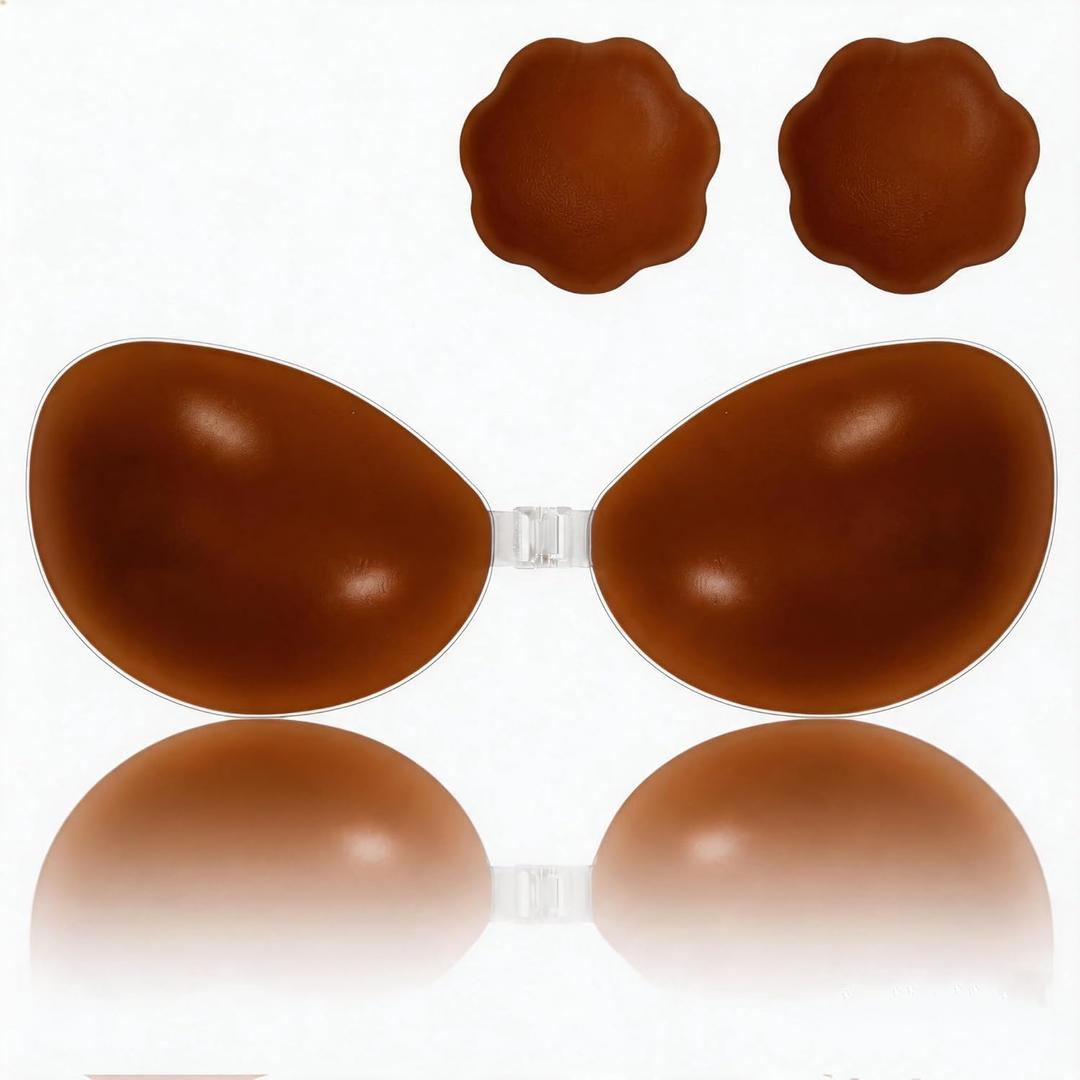 Strapless & Backless Push Up Adhesive Bra for Women