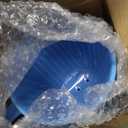 Pour Over Ceramic - Coffee Dripper Ceramic Coffee Maker with 3 Holes Flat Bottom, Porcelain Slow Filter Cone for Travel, Camping, Office, Home, Coffee Maker Brew (Blue)