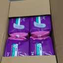Poise Incontinence Pads & Postpartum Incontinence Pads, 3 Drop Light Absorbency, Long Length, 96 Count (4 Packs of 24)