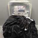 ALIECOM Velvet Corner Couch Covers L Shape Sofa Cover Sectional Stretch Soft Thick Plush U Shaped Sectional Slipcovers Living Room Pet Dogs Universal Non Slip Furniture Protector (Black, X-Large)