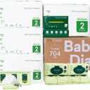PurComfy Baby Diapers and Wipes Kit, Size 2, Baby Wipes, Baby Dry Wipes